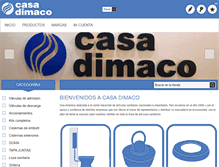 Tablet Screenshot of casadimaco.com